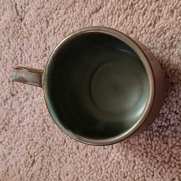 4 artisan thrown clay created coffee mugs - Picture 10 of 11